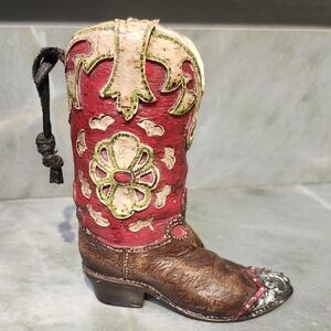Western Cowboy Boot Ornament